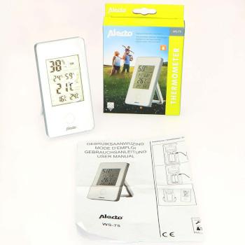 Digitale Innenthermometer weiß - Alecto
