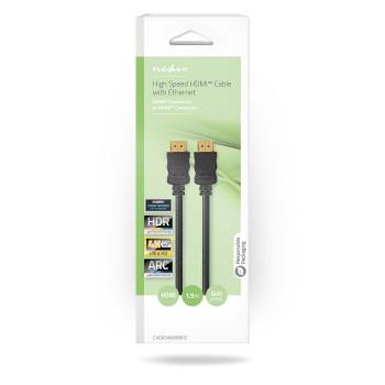 Highspeed HDMI™-Kabel mit Ethernet HDMI™-Stecker HDMI™ - Nedis