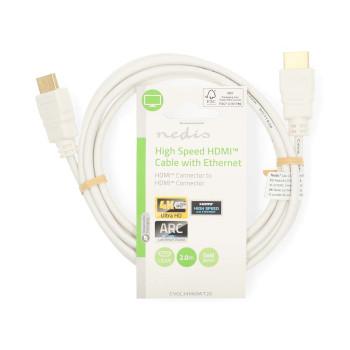 Highspeed HDMI™-Kabel mit Ethernet HDMI™-Stecker HDMI™ - Nedis