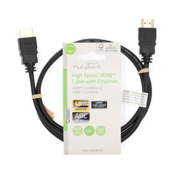 Highspeed HDMI™-Kabel mit Ethernet HDMI™-Stecker HDMI™ - Nedis