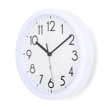 Wanduhr Durchmesser: 220 mm Kunststoff Weiß - Nedis