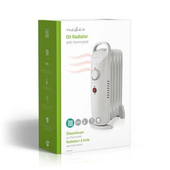 Mobile Ölradiator 500 W 5 Rippen Einstellbarer Thermostat 1 - Nedis
