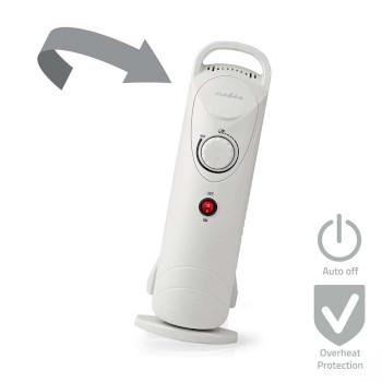 Mobile Ölradiator 500 W 5 Rippen Einstellbarer Thermostat 1 - Nedis