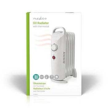 Mobile Ölradiator 500 W 5 Rippen Einstellbarer Thermostat 1 - Nedis