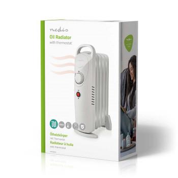 Mobile Ölradiator 500 W 5 Rippen Einstellbarer Thermostat 1 - Nedis