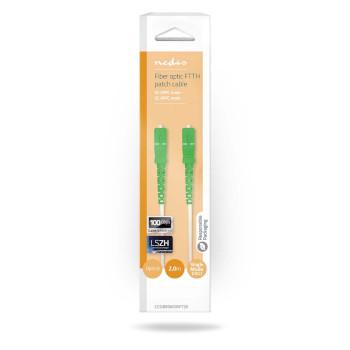 Glasfaser Patchkabel SMF (Single Mode Phase) SC/APC SC/APC 100 - Nedis