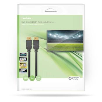 Highspeed HDMI™-Kabel mit Ethernet HDMI™-Stecker HDMI™ - Nedis