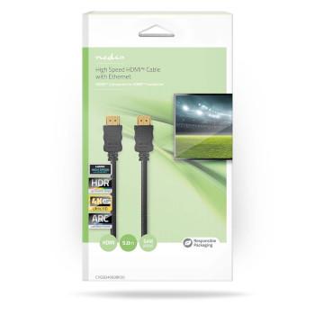 Highspeed HDMI™-Kabel mit Ethernet HDMI™-Stecker HDMI™ - Nedis