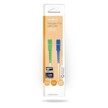 Glasfaser Patchkabel SMF (Single Mode Phase) SC/APC SC/UPC 100 - Nedis