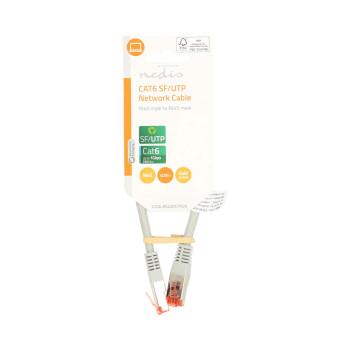 CAT6 Netzwerkkabel RJ45 Stecker RJ45 Stecker SF/UTP 0,25 m Rund PVC - Nedis