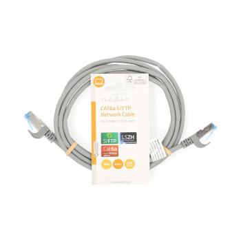 CAT6a Netzwerkkabel S/FTP RJ45 Stecker RJ45 Stecker 2,00 m Snagless - Nedis