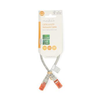 CAT6 Netzwerkkabel RJ45 Male RJ45 Male U/UTP 0,25 m Rund PVC - Nedis