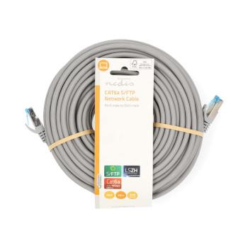 CAT6a Netzwerkkabel S/FTP RJ45 Stecker RJ45 Stecker 20,0 m Snagless - Nedis