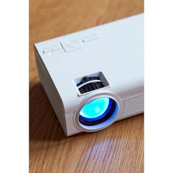 LCD-Projektor mit hoher Auflösung, unterstützt Full HD 1080P Inhalte Weiß - Lenco