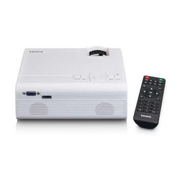 LCD-Projektor mit hoher Auflösung, unterstützt Full HD 1080P Inhalte Weiß - Lenco