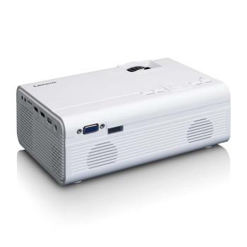 LCD-Projektor mit hoher Auflösung, unterstützt Full HD 1080P Inhalte Weiß - Lenco