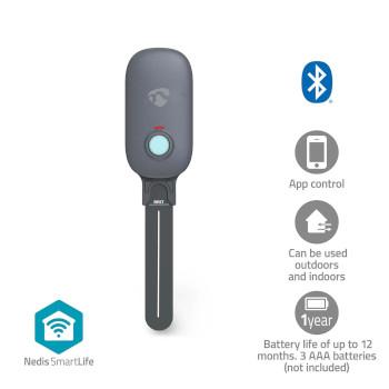 SmartLife Bodenfeuchtigkeitsmesser Bluetooth® Batteriebetrieben IP55 0 - Nedis