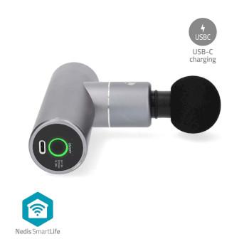 SmartLife Sportmassagepistole Akkubetrieben N/A Wiederaufladbar 5 Massage - Nedis