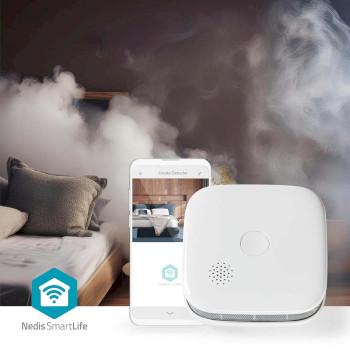 SmartLife Rauchmelder Wi-Fi Batteriebetrieben Sensorlebensdauer: 10 - Nedis