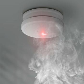 Rauchmelder mit Stummschalttaste, 2er-Pack, Weiß - Alecto