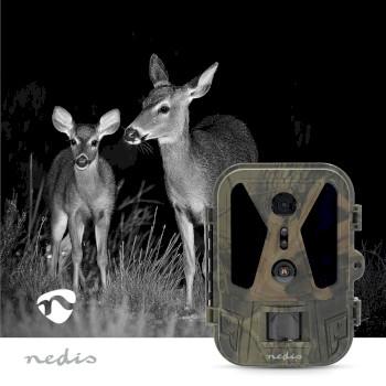 Wildkamera 4K@10fps 50 MPixel 8 MPixel CMOS IP65 Schwarz No-Glow - Nedis