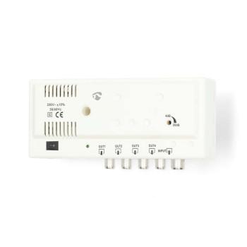 CATV-Verstärker Verstärkung: 20 dB 47 - 694 MHz Ausgänge: 4 - Nedis