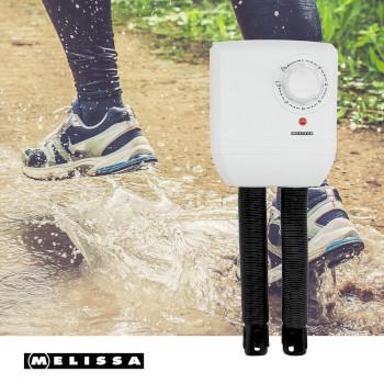 Schuhwärmer mit zwei Schläuchen für ein Paar Schuhe oder Stiefel 250W Weiß - MELISSA