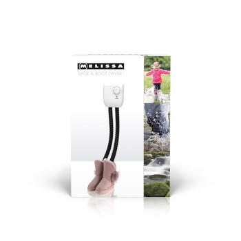 Schuhwärmer mit zwei Schläuchen für ein Paar Schuhe oder Stiefel 250W Weiß - MELISSA