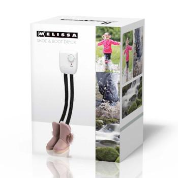 Schuhwärmer mit zwei Schläuchen für ein Paar Schuhe oder Stiefel 250W Weiß - MELISSA