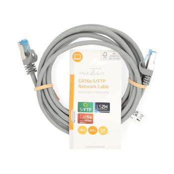 CAT6a Netzwerkkabel S/FTP RJ45 Stecker RJ45 Stecker 3,00 m Snagless - Nedis