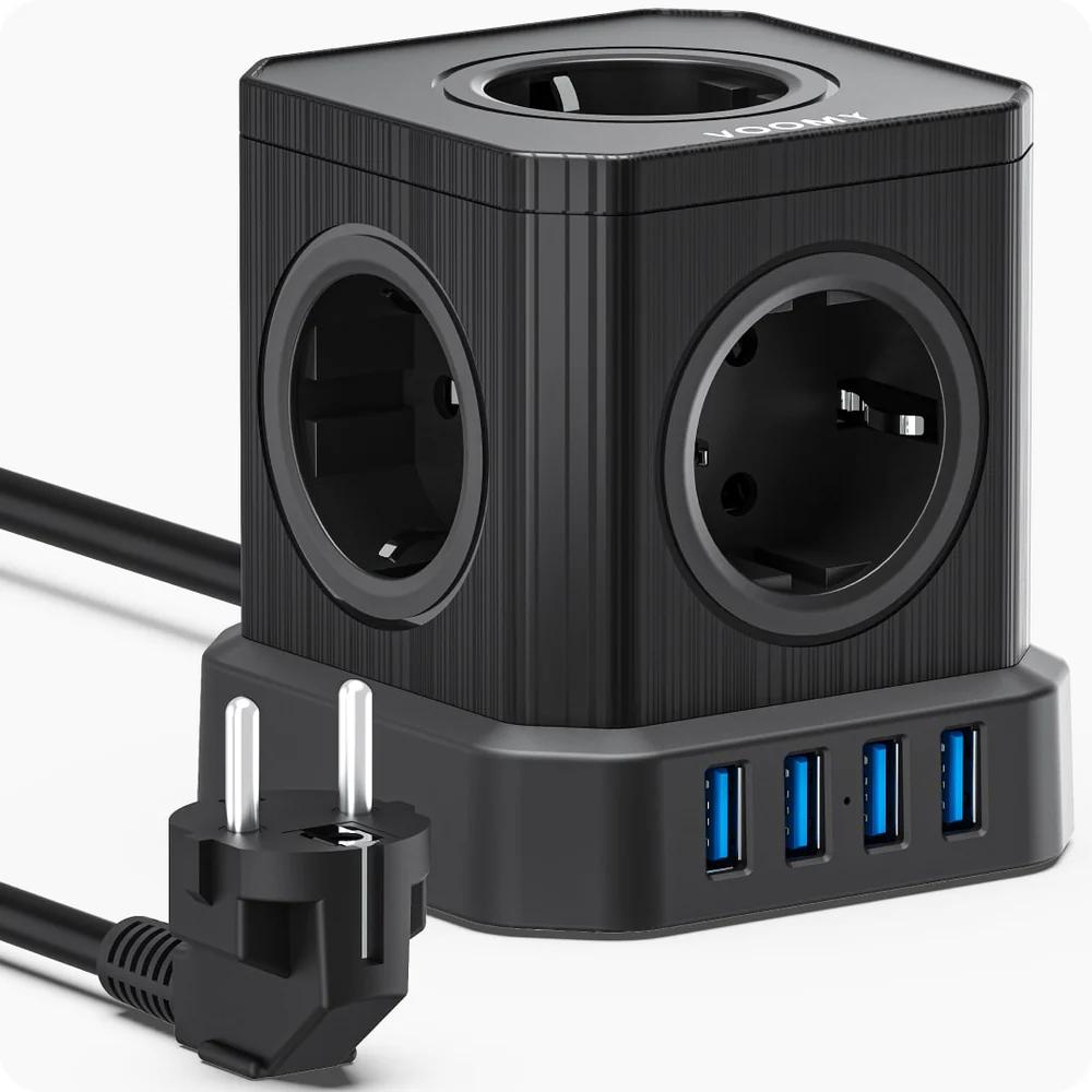 Steckdose - 5-fach - USB