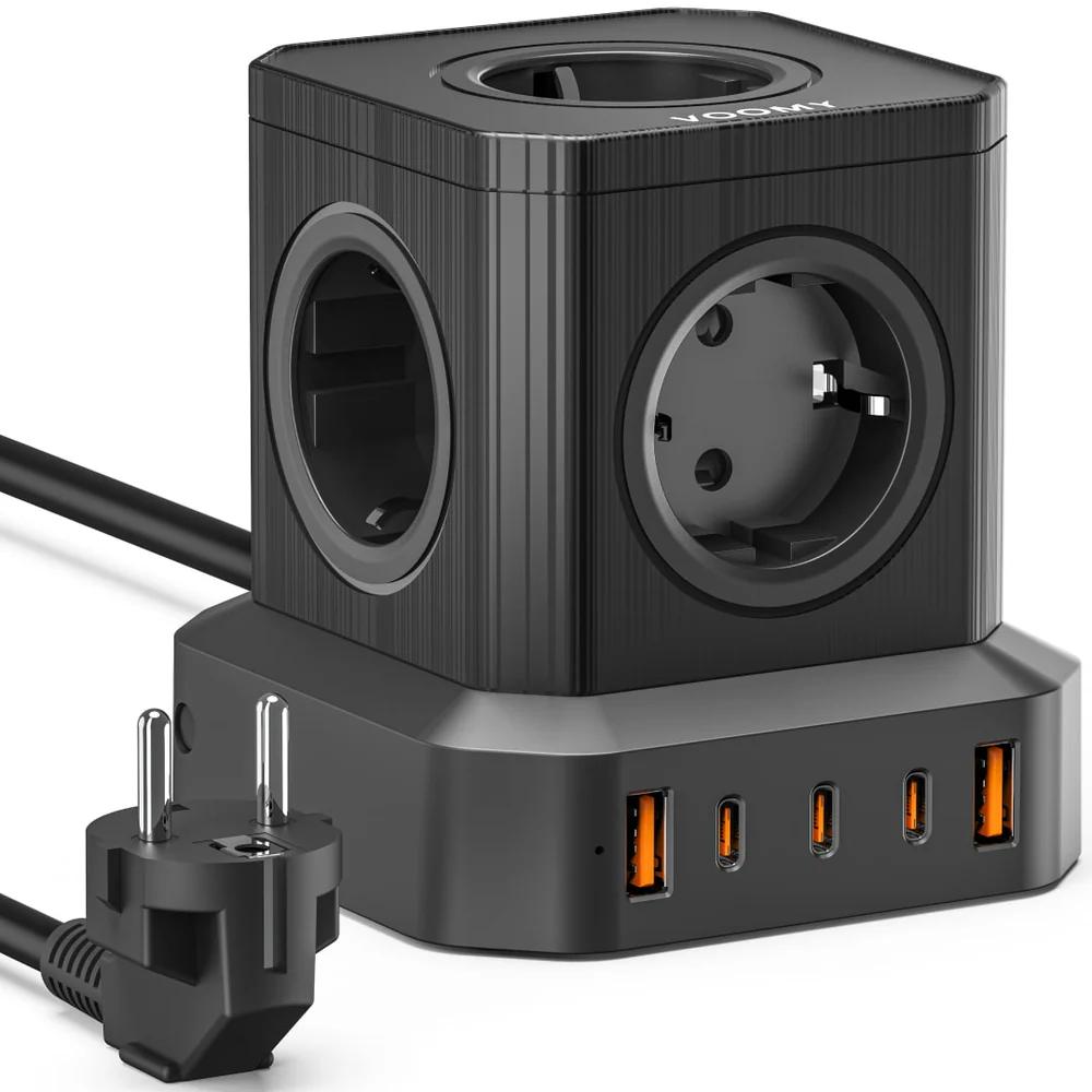 Steckdose - 5-fach - USB