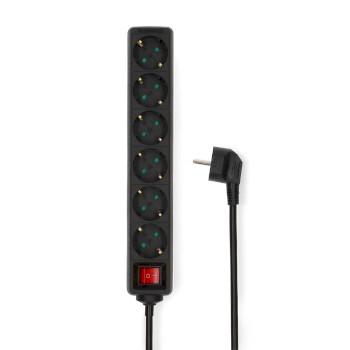 Steckdosenleiste Schutzkontaktstecker / Typ F (CEE 7/7) 6-fach 3,00 m - Nedis