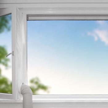 Klimaanlagen-Fensterdichtungskit Dichtungsart: Reißverschluss Geeignet für Fenstertyp: - Nedis