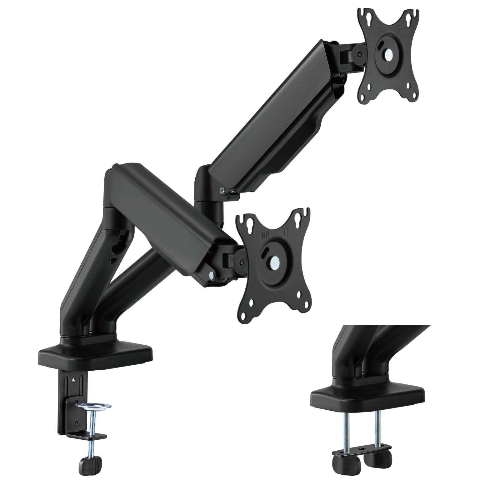 Monitorhalterung - 2 Bildschirme - Allteq - Monitorarm