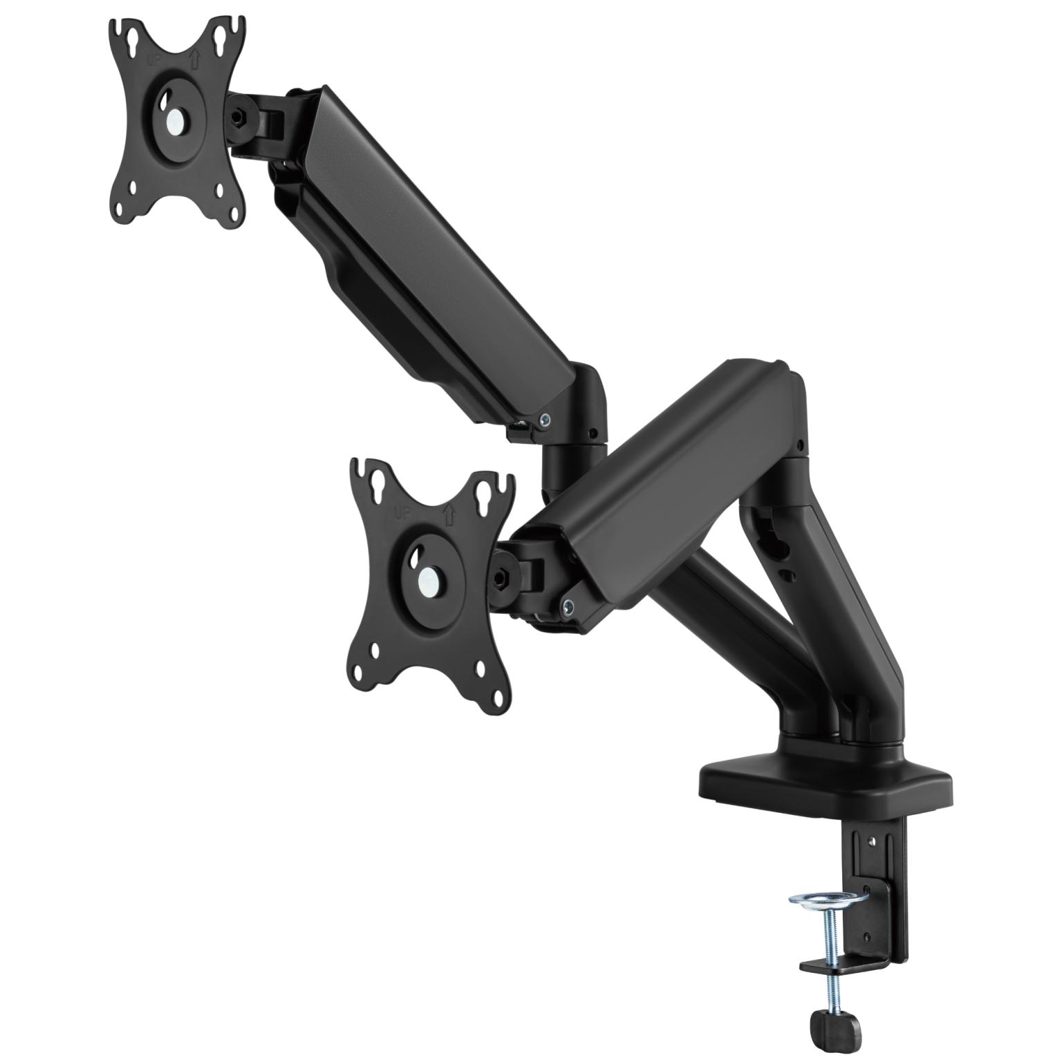 Monitorhalterung - 2 Bildschirme - Allteq - Monitorarm
