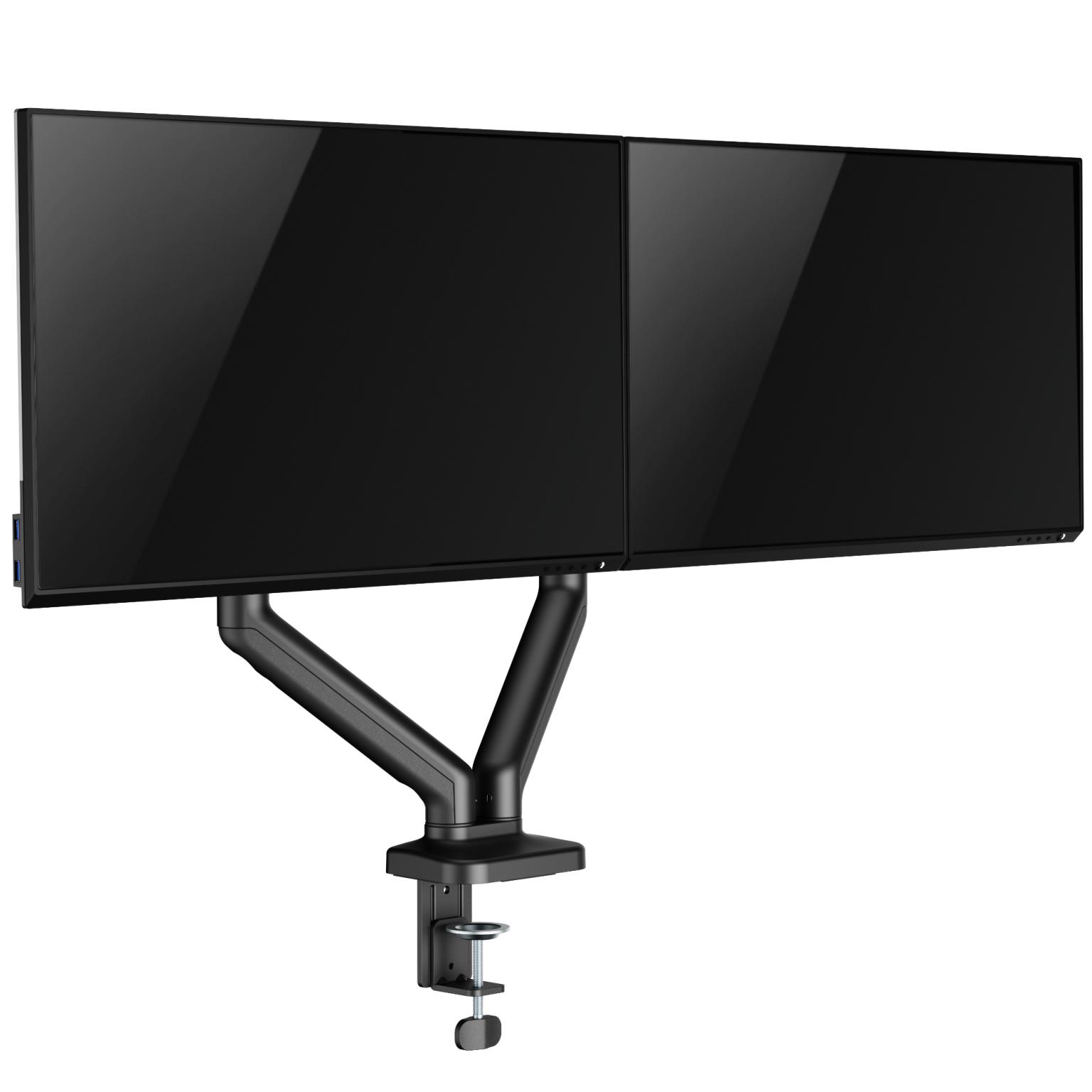 Monitorhalterung - 2 Bildschirme - Allteq - Monitorarm