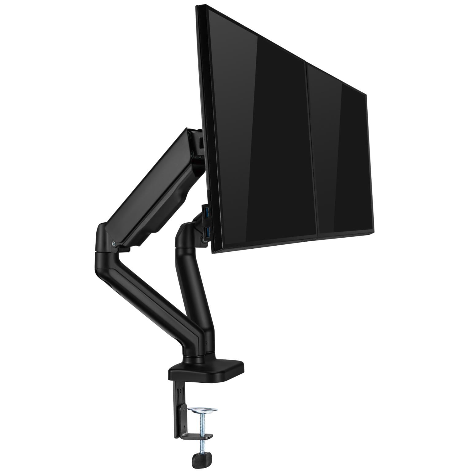 Monitorhalterung - 2 Bildschirme - Allteq - Monitorarm