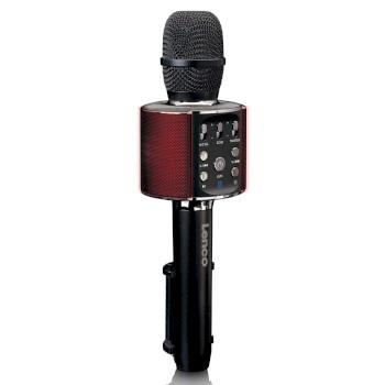 Bluetooth® Karaoke-Mikrofon mit Lautsprecher & Beleuchtung Schwarz - Lenco