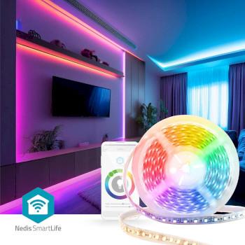 SmartLife LED Strip Wi-Fi Kaltweiß / RGB / Warmweiß SMD 5,00 m - Nedis