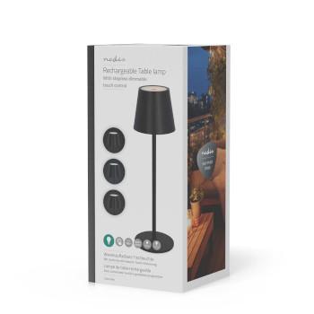 LED-Tischleuchte LED 1,8 W 150 lm 3000 - 6000 K Schwarz - Nedis