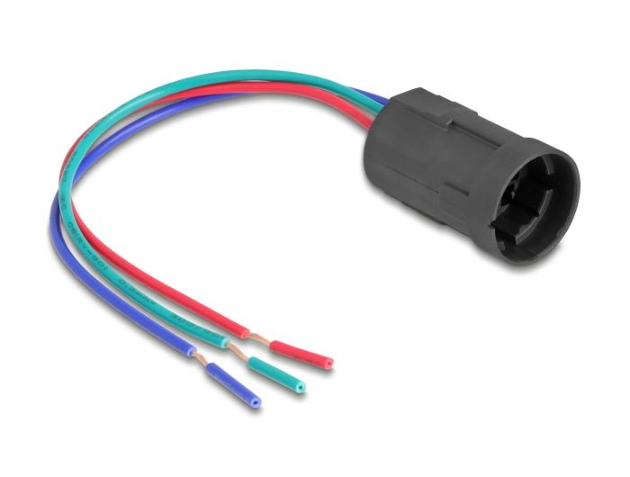 Delock Gehäuse für 19 mm 3-Pin-Taster oder -Schalter