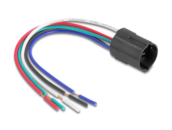 Delock Fassung für 16 mm 5-polige Taster oder Schalter