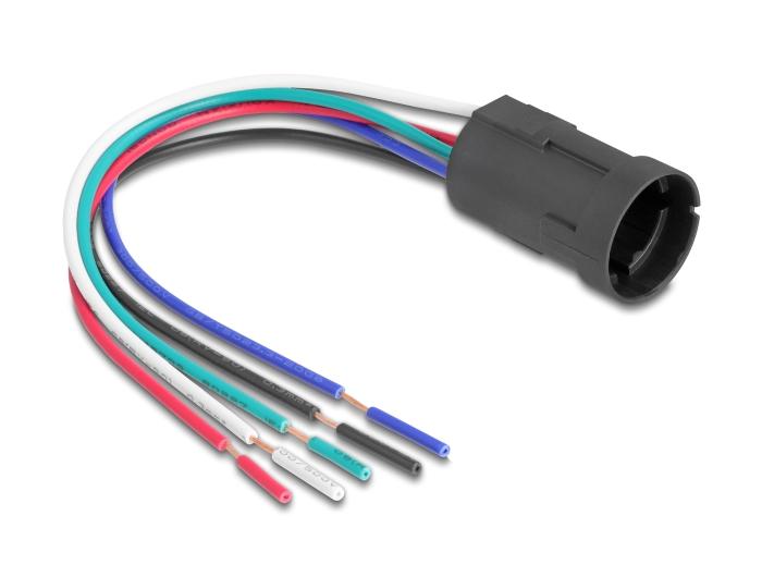 Delock Fassung für 19 mm 5-Pin-Taster oder -Schalter
