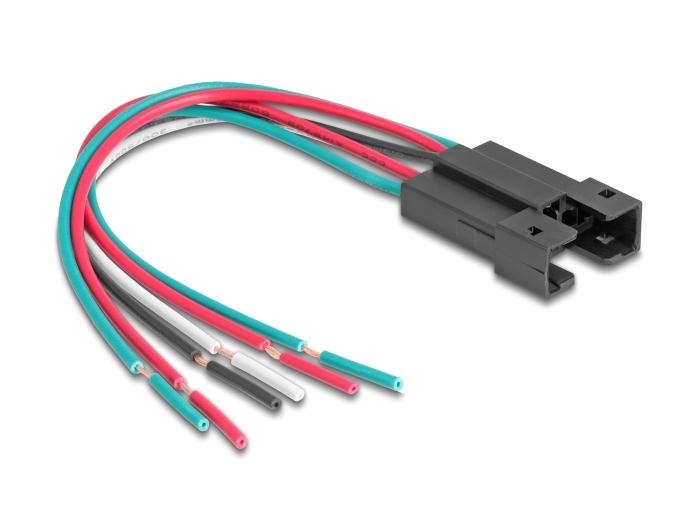 Delock Fassung für 22 mm 6-Pin-Taster oder -Schalter