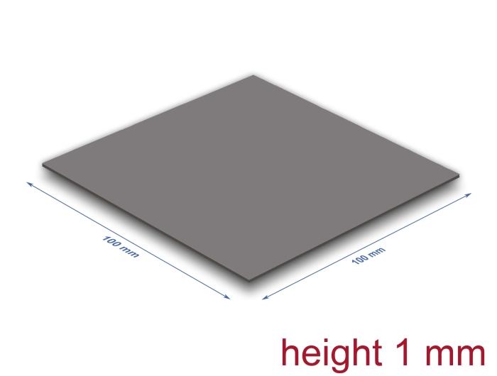 Delock Wärmeleitpad 100 x 100 x 1 mm für M.2 Module 3,2 W/mK - Low Oil B