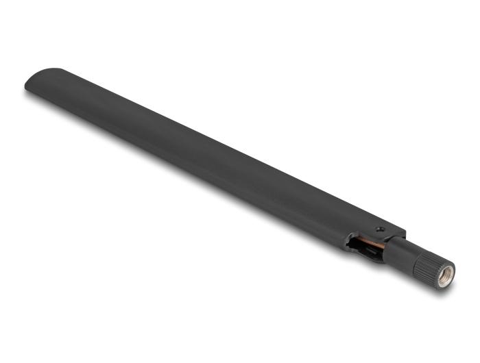 Delock WiFi 6 Antenne RP-SMA Stecker 3 - 6 dBi omnidirektional mit Kippgelenk