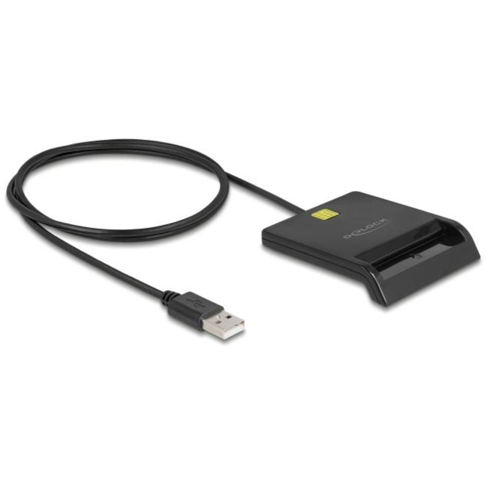 Delock USB 2.0 Smartcard-Kartenleser für Smartcards mit Kontaktchip