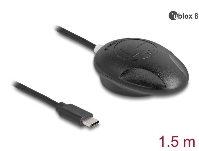 Navilock NL-802UC EVA-M8Q USB 2.0 Type-C™ Multi GNSS Empfänger u-blox 8