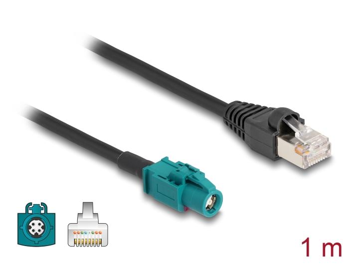 Delock Kabel HSD Buchse auf RJ45 Stecker 1 m